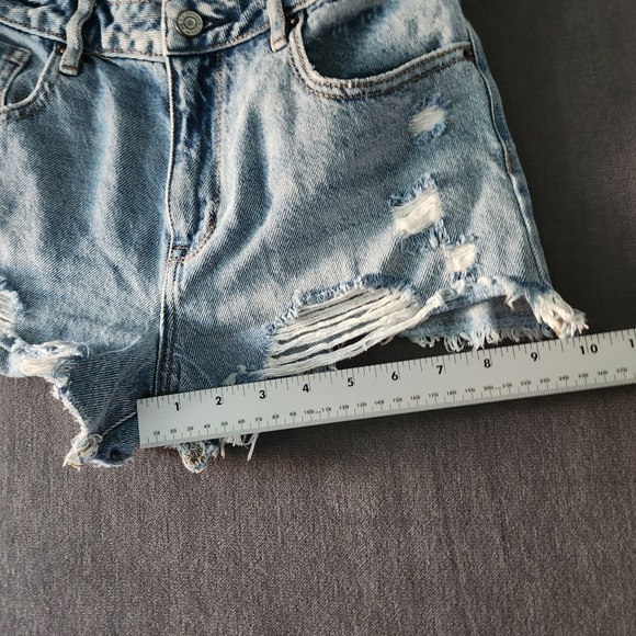 Pacsun Shorts Womens Size 26 High Rise Festival Shorts Distressed - Picture 6 of 12